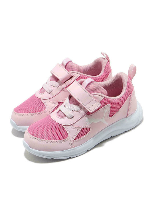 Fun Racer Ac Ps Preschool Kids Sports Shoes Running with Hoop & Loop Closure Pink