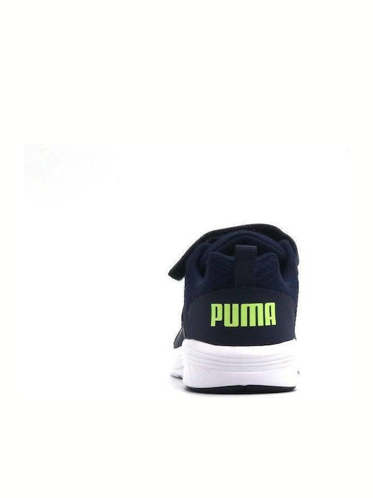 NRGYb Comet V PS Kids Sports Shoes Running with Hoop & Loop Closure Navy Blue