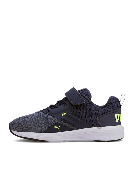 NRGYb Comet V PS Kids Sports Shoes Running with Hoop & Loop Closure Navy Blue