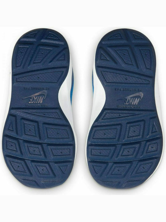 Wearallday Td Kids Sports Shoes Running with Hoop & Loop Closure Blue