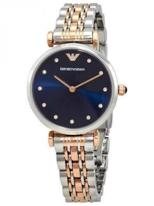 Emporio Armani Women's Watch with Silver Metal Bracelet