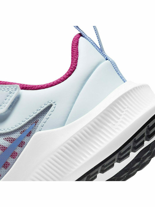 Downshifter Downshifter 10 Kids Sports Shoes Running with Hoop & Loop Closure Light Blue