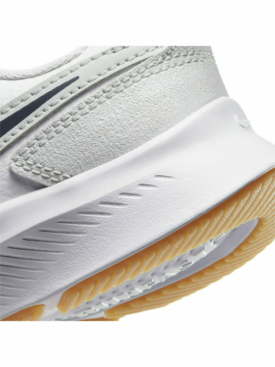 Varsity Leather PSV Kids Sports Shoes Running with Hoop & Loop Closure White