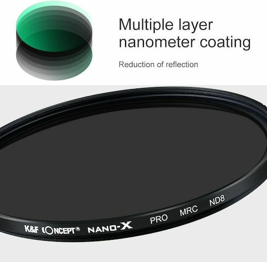 K&F Concept Concept Nano-X ND Lens Filter Diameter 55mm with MC Coating Multi-Coated for Photographic Lenses