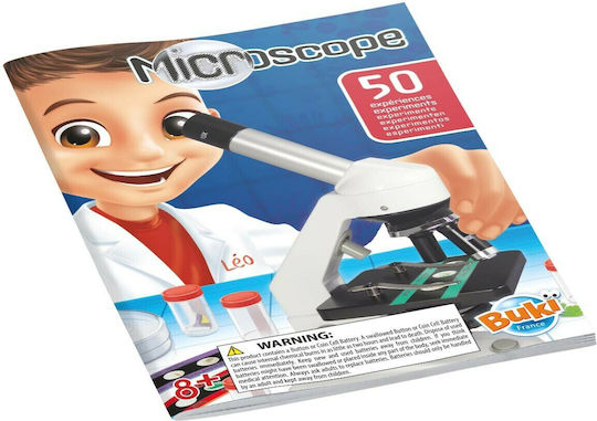 Buki Μικροσκόπιο με 50 Πειράματα Microscope for 8+ years old Years Old