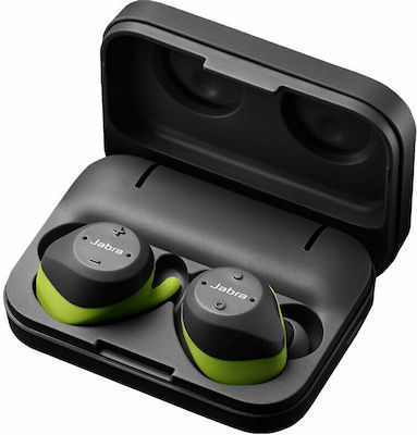 Jabra Elite Sport In-ear Bluetooth Handsfree Ακουστικά με Αντοχή στον Ιδρώτα και Θήκη Φόρτισης Πράσινα