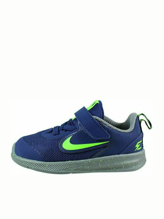 Downshifter Downshifter 9 Kids Sports Shoes Running with Hoop & Loop Closure Blue
