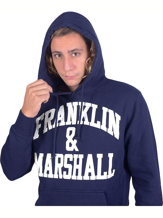 Sweatshirt Fleece mit Kapuze Navy