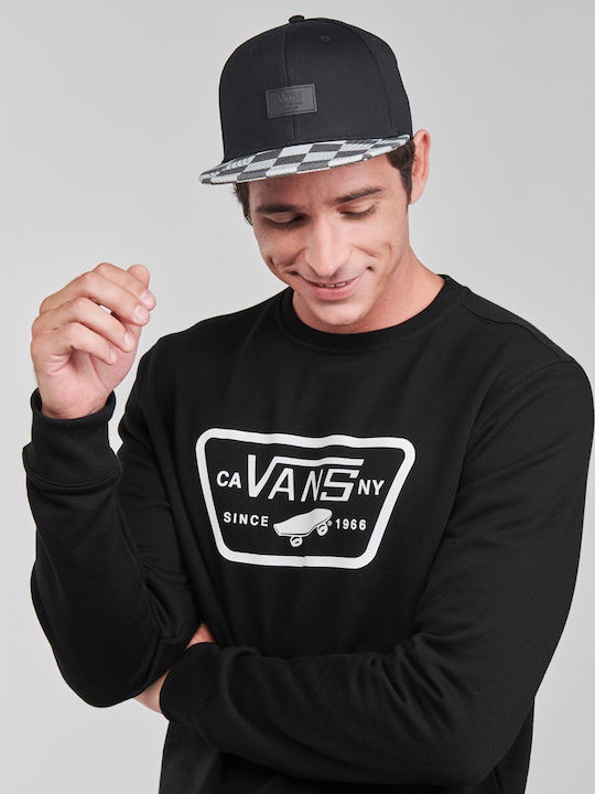 Full Patch Crew Sweatshirt Schwarz