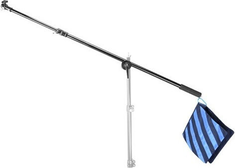 E-Image Light Stands B83 – Boom Arm Lighting Tripod for Studio