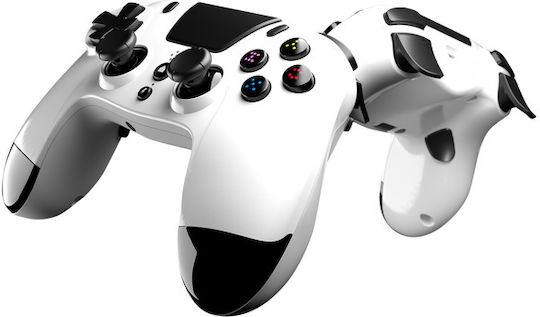 Gioteck VX4 Kabellos Gamepad für PC / PS4 / PS5 Weiß