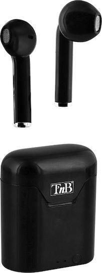 T'nB Playback Earbud Bluetooth Handsfree Ακουστικά με Θήκη Φόρτισης Μαύρα