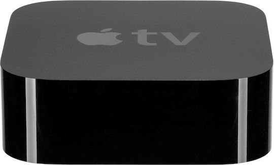Apple TV Box TV MQD22QM/A MQD22LL/A 4K UHD με WiFi 3GB RAM και 32GB Αποθηκευτικό Χώρο με Λειτουργικό tvOS και Siri