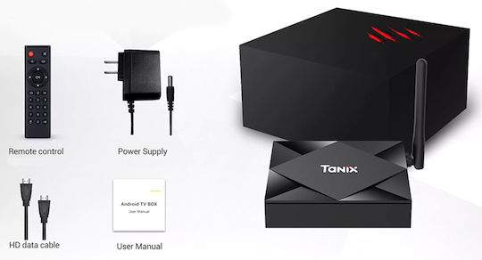 Tanix TV Box TX6s 8K UHD with WiFi USB 2.0 4GB RAM and 32GB Storage Space with Operating System Android 10.0