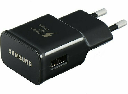 Samsung Φορτιστής Χωρίς Καλώδιο με Θύρα USB-A 10W Μαύρος (ETA-U90E Bulk)
