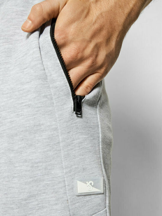 Jogginghose mit Gummizug Light Grey Melange