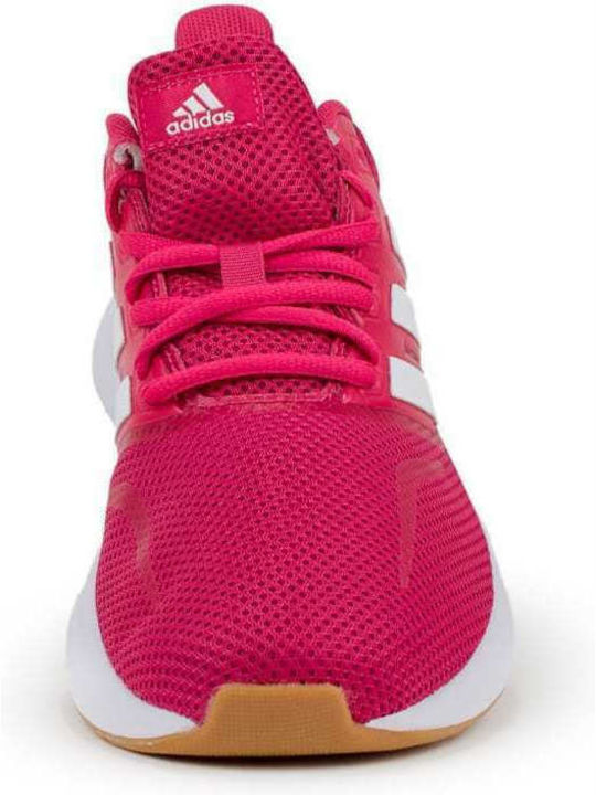 Runfalcon K Kinder Sportschuhe Laufen mit Schnürsenkeln Power Pink / Cloud White / Gum