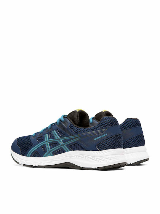Gel Contend 5 GS Αθλητικά Παιδικά Παπούτσια Running με Κορδόνια Μπλε