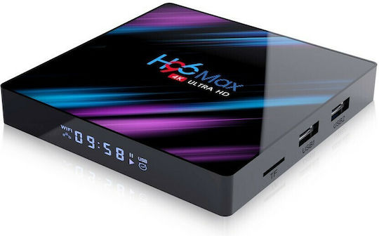TV Box H96 Max 4K UHD cu WiFi USB 2.0 / USB 3.0 2GB RAM și 16GB Spațiu de Stocare cu Sistem de Operare Android 9.0