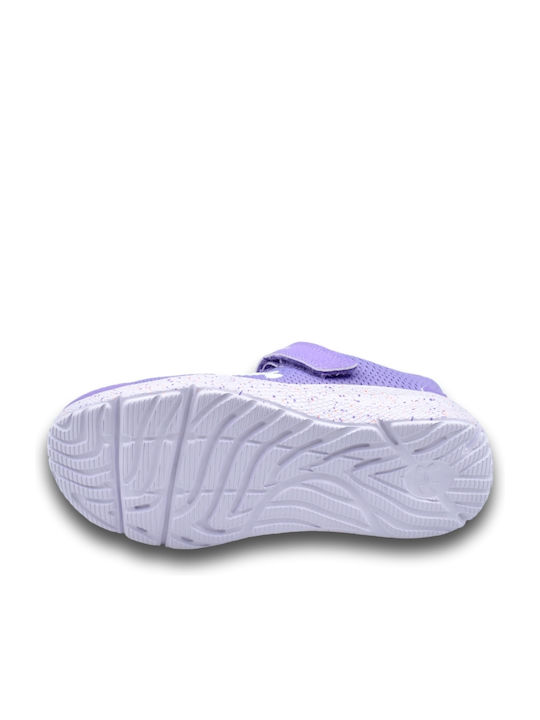 Pre School UA Pursuit 2 AC Kids Sports Shoes Running with Hoop & Loop Closure Lilac