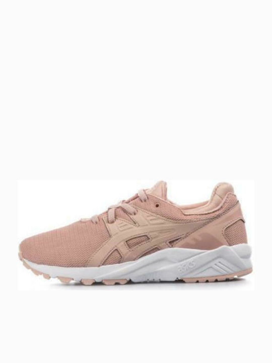 Gel-Kayano Trainer Evo Αθλητικά Παιδικά Παπούτσια Running με Κορδόνια Ροζ