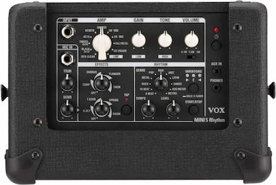 Vox Mini5 Rhythm Mini Ενισχυτής Ηλεκτρικής Κιθάρας 1 x 6.5" 5W Μαύρος