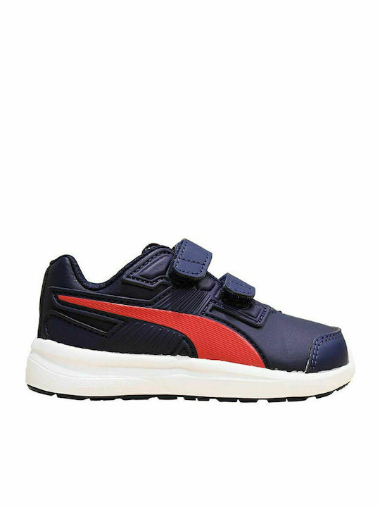 Escaper SL V Infant Kids Sports Shoes Running with Hoop & Loop Closure Navy Blue