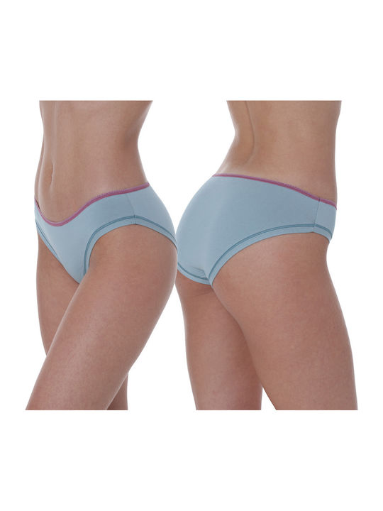 Tai Βαμβακερά Дамско Слип 3Pack White+Veraman+Pink