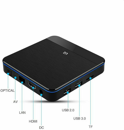 TV Box U2 4K UHD with WiFi USB 2.0 / USB 3.0 4GB RAM and 32GB Storage Space with Operating System Android 9.1