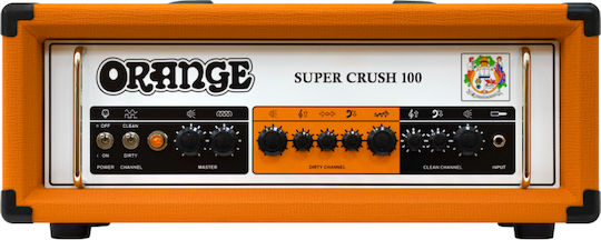 Orange Super Crush 100 Head for Electric Guitar 100W Orange