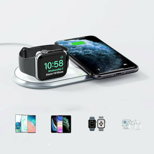 Choetech Kabelloses Ladegerät (Qi Pad) Weißs (T317)