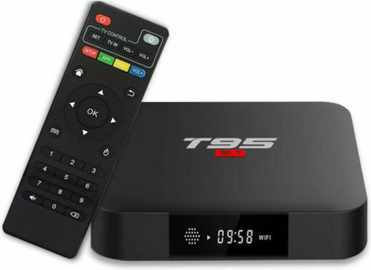 Sunvell TV Box T95 S1 4K UHD with WiFi USB 2.0 2GB RAM and 16GB Storage Space with Operating System Android 7.1