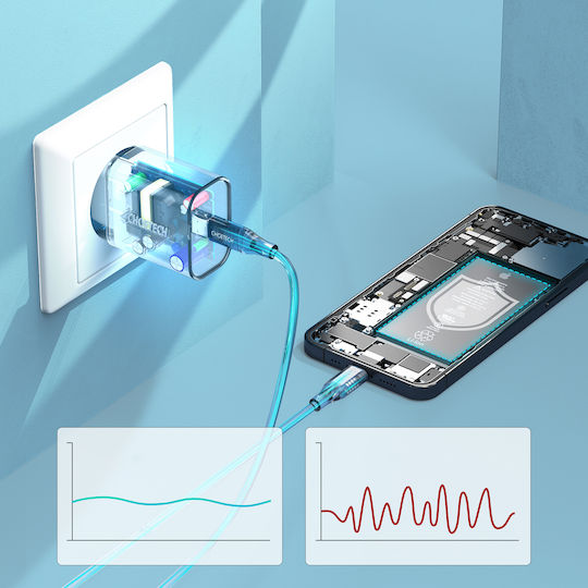 Choetech Φορτιστής Χωρίς Καλώδιο με Θύρα USB-C 20W Power Delivery Λευκός (Q5004)