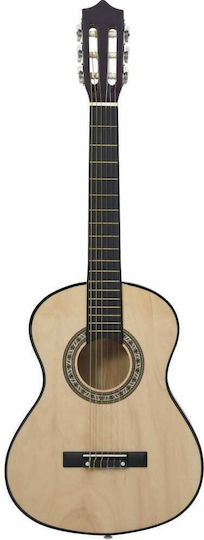 vidaXL Klassisch Gitarre 1/2 für Kinder Set Helles Holz
