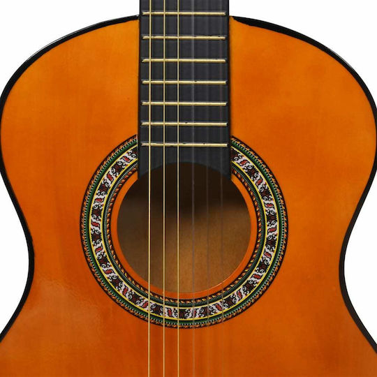 vidaXL Kids Classical Guitar 1/2 with Bag Dark Wood