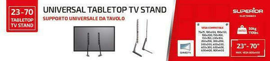 ATC Superior Επιτραπέζια Βάση Τηλεόρασης έως 70" και 50kg