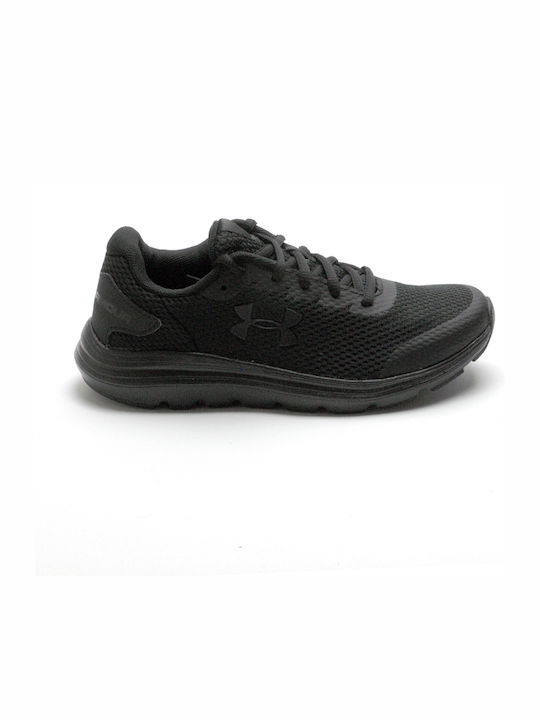 Surge 2 Kids Sports Shoes Running with Laces Black