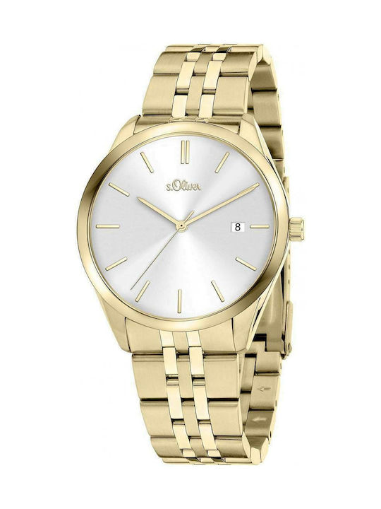 S.Oliver Watch with Gold Metal Bracelet SO-3943-MQ