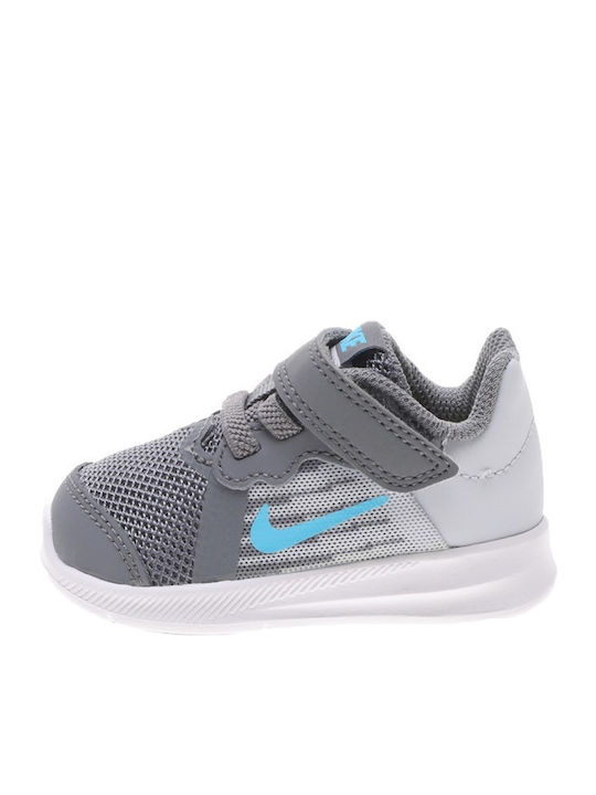 Downshifter Downshifter 8 Kids Sports Shoes Running with Hoop & Loop Closure Gray
