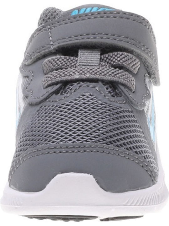 Downshifter Downshifter 8 Kids Sports Shoes Running with Hoop & Loop Closure Gray