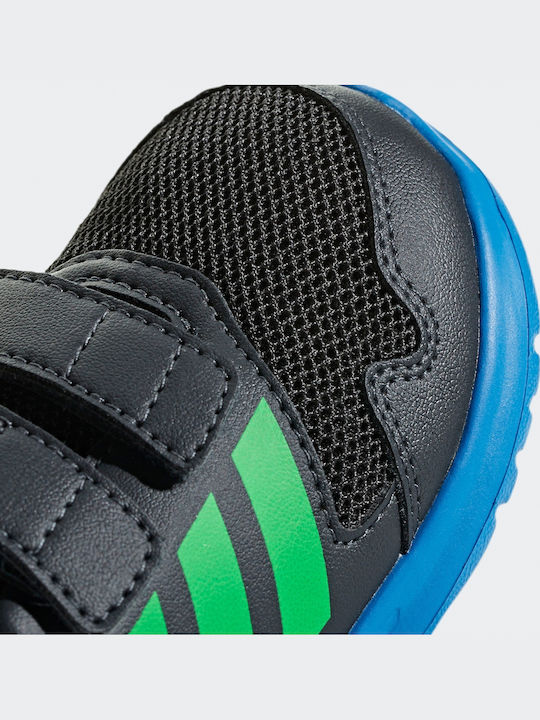 Altarun Altarun Kids Sports Shoes Running with Hoop & Loop Closure Carbon / Vivid Green / Bright Blue