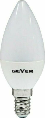 Geyer Λάμπα LED για Ντουί E14 και Σχήμα C35 Ψυχρό Λευκό 470lm