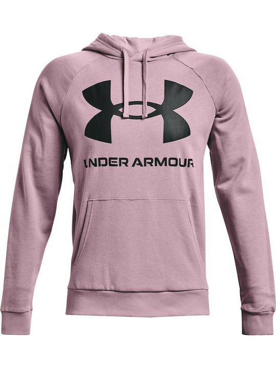 Rival Big Sweatshirt Fleece mit Kapuze Rosa