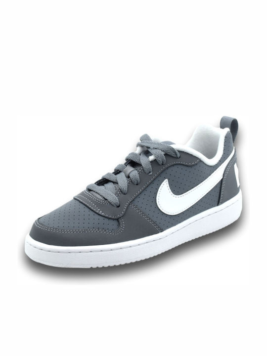Court Borough Low GS Παιδικά Sneakers με Σκρατς Γκρι