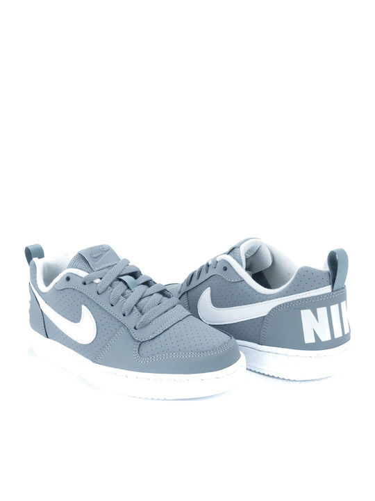 Court Borough Low GS Παιδικά Sneakers με Σκρατς Γκρι