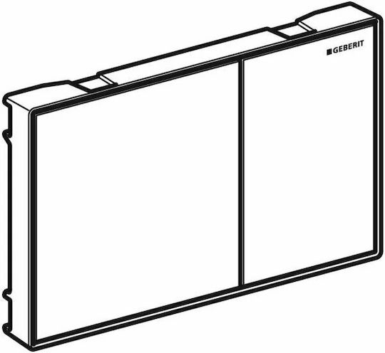 Geberit Sigma 60 Spülplatten für Toiletten Doppelspülung