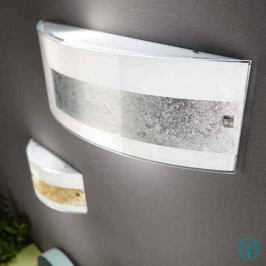 Ondaluce Brunei Leuchte Wand Silber 35x16cm Ondaluce Brunei Leuchte Wand Silber 35x16cm