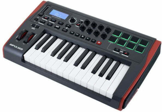 Novation Midi Keyboard Impulse με 25 Πλήκτρα σε Γκρι Χρώμα