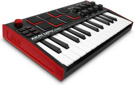 Akai Proffesional Midi Keyboard MPK Mini MK3 με 25 Πλήκτρα Μαύρο
