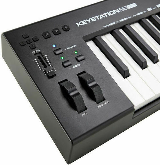 M-Audio Midi Keyboard Keystation 88 MK3 with 88 Keyboard Black